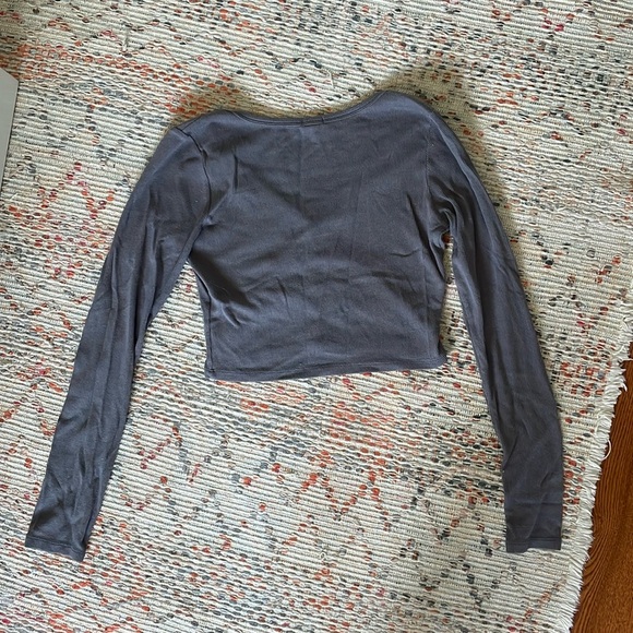 Cropped Long Sleeve Garage top - Picture 3 of 3
